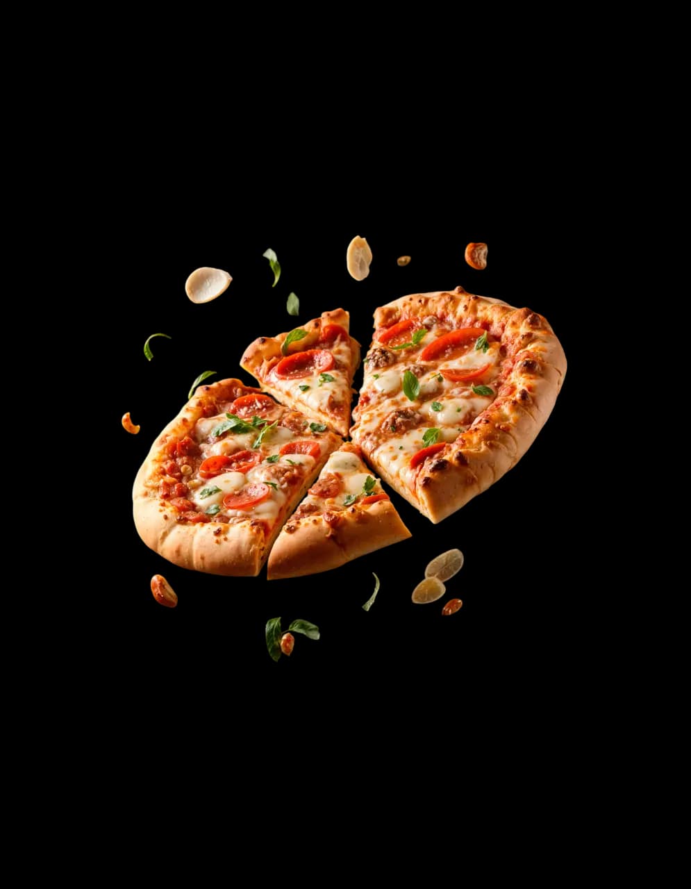 Handgjord pizza från Restaurang Herrgår'n